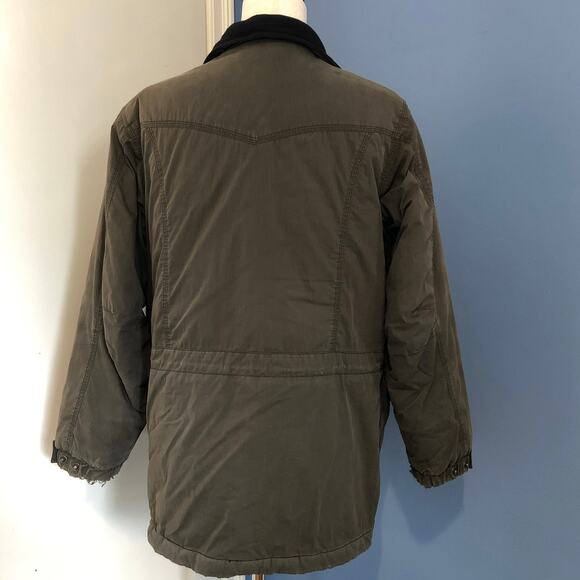 VTG LL Bean Women’s Polartec Thinsulate Lined Utility Jacket Med P Outdoors 90s - Picture 3 of 16